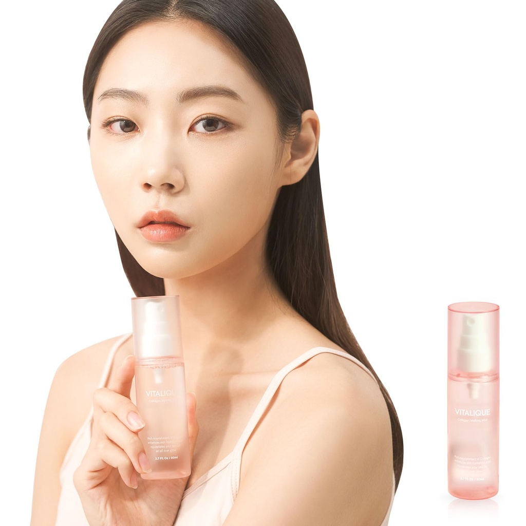 MEDITHERAPY Vitalique Collagen Melting Mist 2.7 fl.oz, Korean Spray Serum for Radiant Skin, Korean Skincare