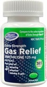 Relief gazu Dodatkowa siła, 125mg Simeticone (365 Softgels), Szybka ulga od gazu, wzdęcia, Pełna, Bolesny dyskomfort, Porównaj do Gas- X Dodatkowa siła Aktywny składnik