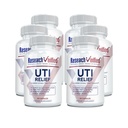 Research Verified UTI Relief - Supplement Supplement Tract - 100% Natural, Vegan z Lingonberry, Żurawiny i D- Mannoss - 6 butelek (6 miesięcy dostaw)