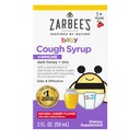 Zarbee's Baby Cough Syrup + Immune, Drug & Alcohol-Free Toddler Cough Relief with Dark Honey & Zinc, Natural Cherry Flavor, 2Fl Oz