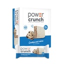 Power Crunch Protein Bars, Wysokie proteiny przekąski z pysznym smakiem, Cookies i Crème, 1.4 unce (12 Count)
