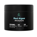 Holistic Bin Red Marine Algae Kapsułki Gigartina i Dumontiacea Red Algae Suplementy 124; Gluten Free, Vegan, Wild Harbedering 124; Bogaty w Vegan Omega 3 (40 Kapsułki)