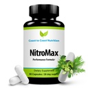NitroMax Performance Formuła - L- Arginine Supplement Nitric Oxide Plus Citrulline, AKG, Beta Alanine - Build Muscle, Vascularity, Energy, Circulation - Workout Harder - 60 L- Argininy kapsułki