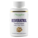 Paradise Herbs Resveratrol, Przeciwutleniacz, Super Potent, Ultra Pure, Wegan, Nie GMO, Gluten Free, 180 Kapsułki wegetariańskie