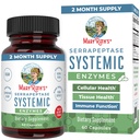 MaryRuth Organic Serrapeptase Enzymy Kapsułki 124; Do 2 Miesiące Dostawy 124; Suplement enzymatyczny dla wysokiej mocy Sinus Relief Pills 124; Tkanka Zdrowie i Zdrowie komórkowe 124; Wegan 124; Gluten Free 124; 60 Count
