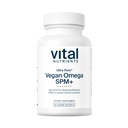 Vital Nutrivents Ultra Pure ® Vegan Omega SPM + XI124; Vegan Specialised Pro- Resoluting Mediators (SPM) Omega-3 Supplement Equipment 124; Minor Joint Discomfort Relief * XI124; Gluten, Dairy, Soy Free, Non-GMO Equi124; 90 Mini Softgels