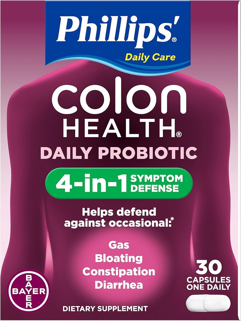 Phillips 'Colon Health Probiotic kapsułki, 30 Hrabia