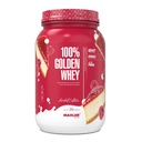 Maxler 100% Golden Whey Protein - 24g białka na serwowanie - Premium białka serwatki proszek do przygotowania przed postem - Fast- Absorbujące serwatka koncentrat Izolacja hydrolizatu Mieszanka - Sernik malinowy 2 lb