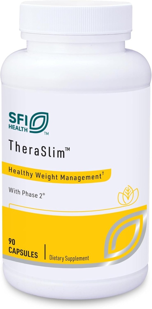 Klaire Labs SFI Health Theraslim - Formuła Controller fazy 2 z White Bean Extract pomóc Block Starches & Carb Calories (90 kapsułki)