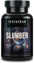 Lewiatan Slumber 124; Pomoc dla Sleep GABA Suplementy do głębokiego i spokojnego snu z melatoniny, magnezu, L- Theanine, 5- HTP, Cynk, Magnolia, Valerian Root for Sleep Pills dla dorosłych mężczyzn i kobiet