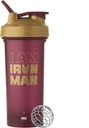BlenderBottle Marvel Classic V2 Butelka shaker Idealny do shakes protein i przed treningiem, 28- unce, Iron Man