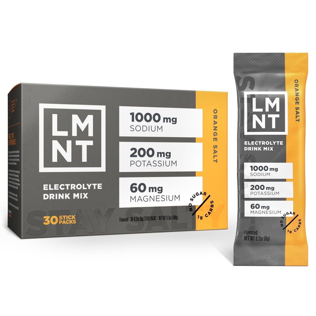 LMNT Zero Sugar Electrolytes - Sól pomarańczowa 124; Drink Mix