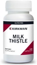 Kirkman Milk Thistle 100 mg - Hypoalergenne immunoglobuliny 124; 100 Kapsułki wegetariańskie