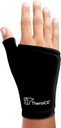 TheraICE Pack Ice Pack Zawinąć klamra Brace for Each Hand for Hot & Cold Therapy - wielokrotnego użytku Miękki żel Rękawica dla urazów, nadgarstek Tunel, Zapalenie stawów, De Quervain Tenosynovitis - Fits Most Men - L / XL