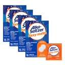 Alka- Seltzer Fizzy Stopy, Rozpuścić na języku, Brak wody potrzebne, On- The- Dietetyczny suplement Antacid Tablets, na ulgę sporadycznego Heartburn i niestrawność kwasowa *, Pomarańczowy Flavor, 64 Hrabia