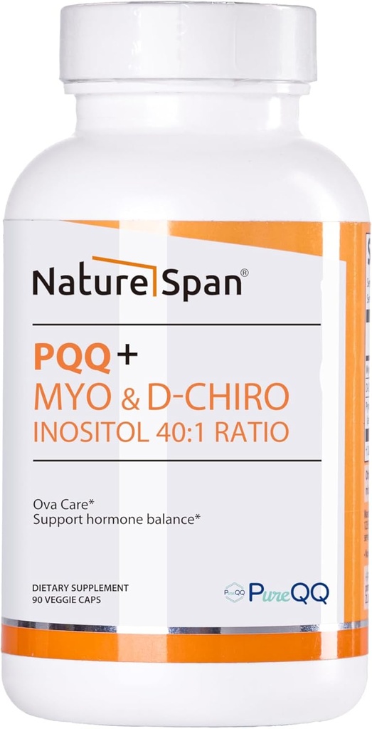 Premia Inozytol, PQQ + Inozytol i Inozytol Chiral 40: 1 Stosunek, 90 Czapki