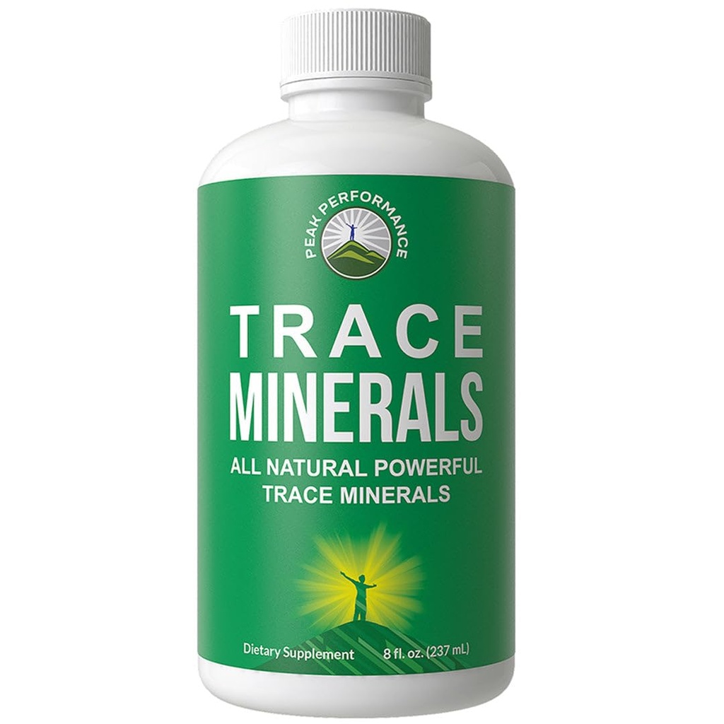 Ultra Wysoka Czystość Ślad Minerały płynne Krople do wody. Jonowa roślina oparta na Fulvic Ślad Mineral Drop Supplement + Magnez. Uzupełnia naturalne minerały, elektrolity + optymalne poziomy pH