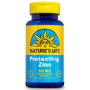 NATURE 'S LIFE Ochrona Cynk 50mg z 2,5 mg miedzi - Chelated Cynk Suplement do wsparcia immunologicznego, kości, Funkcje mięśni i Heart Health Support, 60- Day Guarantee, 100 Słupki, 100 Tabletki