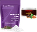 Siedem minerałów relaks nogi płatki magnezu & krem naturalny