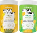 Bellway Super Fiber Powder + Owoce, Bez cukru Organic Pyllium Husk Powder Suplement Fiber do Regularności, Bloating Relief & Gut Health, Non-GMO, Ananas Passion Fruit & Lim cytryny