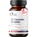 Wzory dla zdrowia C3 Curcumin Complex - Wysoce Biodostępny Curcuminoid Turmeric Supplement, 400mg z 3 Kurkuminoidy bioaktywne - Non-GMO, Gluten- Free + Vegetarian (60 kapsułki)