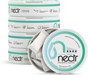 Nectr Energy Nootropic Pouches - Glacial Green Wintergreen Kofeina Pouches z Cognizin ® Citicoline. Leczenie bez cukru. Gładki, Trwały suplement ogniskowy i energetyczny - 5 pudełek po 16 szt.