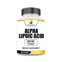 American Standard Supplements Alpha Lipoic Acid 1300mg Per Serving - Wegan, Gluten Free, Non-GMO, 90 Kapsułki, 45 Słupki