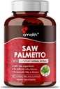 AMALTH Premium Saw Palmetto Capsule- Dodatkowa siła skomponowana z Ashwagandha, Tribulus, Ginger, Maca, Święty Basil i więcej Natural Prostate Support, 90 kapsułki