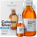 Colloidal Silver Liquid 10 fl oz & Spray to Filll ● Bioactive Hydrosol Silver Water ● Naturalne wsparcie immunologiczne Nano Sol Supplement Solution ● Joniczne Minerały 40 PPM ● Organic Structured Plata Colydal
