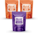 MUUK 'SUPERFOODS ODCINEK 124; Bezkofeinowy Grzyb Kawowy Paczka 124; 60 Słupki Lion' s Mane Mushroom Powder Plus 60 Kubek bezkofeinowej kawy błyskawicznej