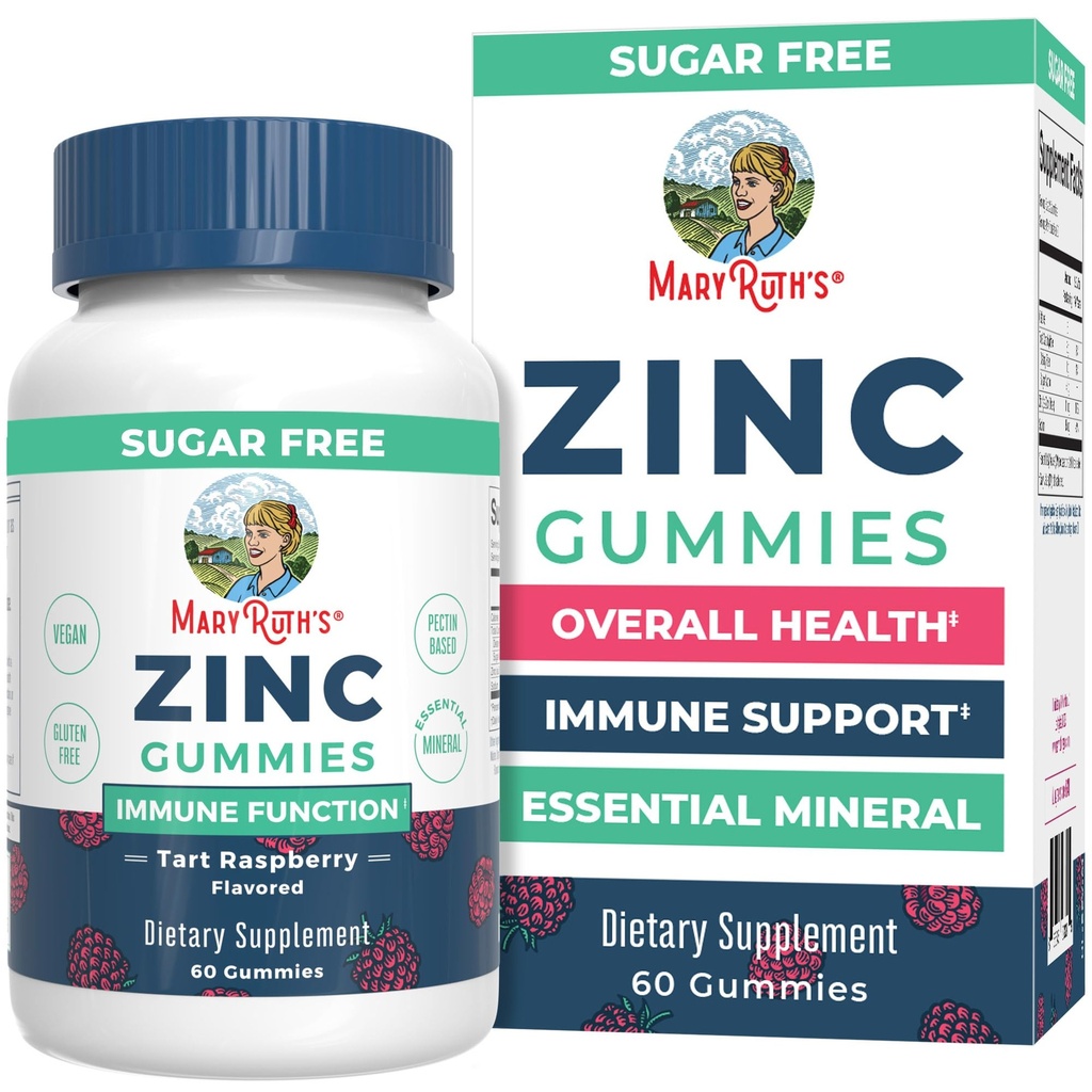MaryRuth Organic Gummie cynku 124; Suplementy cynku 124; Suplementy immunologiczne Suplement wsparcia 124; Podstawowe minerały 124; Pektyna na bazie 124; Ogólny Zdrowie i Wellness 124; Wieki 14 & Up 124; Wegan 124; Nie GMO 124; 30 Służenie