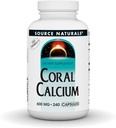 Źródło Naturals Coral Wapń - 600mg - 240 Kapsułki