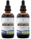 Secrets of the Tribe Cramp Bark USDA Organic Birmingham 124; Alcohol- Free Extract, High- Potency Herbal Drops Birmingham 124; Made from 100% Certified Organic Cramp Bark (Viburnum Opulus) Dried Bark (2x4 FL Oz)