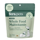 Fera Zwierzęta domowe Whole Food Multivitamin Cat & Dog Food Topper z Probiotyki, Przeciwutleniacze, & Esential Dog Vitamin & Minerals - Składniki odżywcze z owoców, Warzywa, & Mięso organów - 3.7 oz