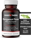 Bergamot Flow Włoski Citrus Bergamot + S7 Tlenek azotu, Bergamot Suplement dla Wysokiej Cholesterolu - Zwiększenie przepływu krwi, cyrkulacja i poziomy energii - Made with Patented włoski Bergamonte Extract