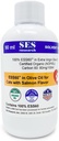 SES Research C60 for Pets in Organic Extra Virgin Olive Oil with Salmon Flavor - Pets Food Supplement - Antioksydant Supplement - Solvent Free - Immunity Booster - Boosts Energy & Mood - Focus - 90ML