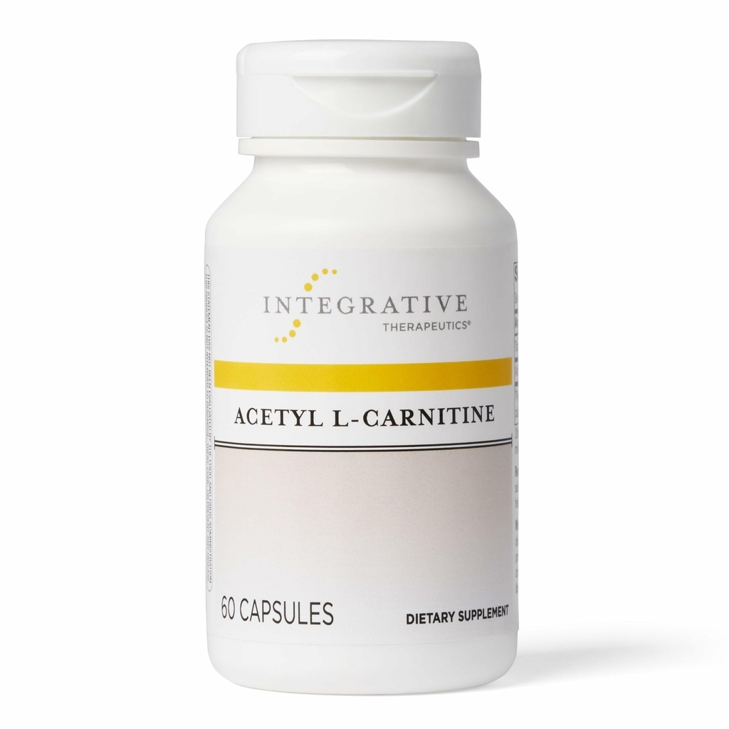Interaktywna terapia Acetylo L- Karnityna - wspomaga zdrową produkcję energii komórkowej * - wspomaga funkcje komórek nerwowych * - Wegan, Gluten- Free & Dairy - 60 Kapsułek (30 Servings)