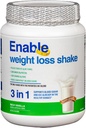 Włącz Weight Loss Shake - Pyszny Vanilla Flavor dla zdrowej i satysfakcjonującej wymiany posiłków, 2lb 8oz