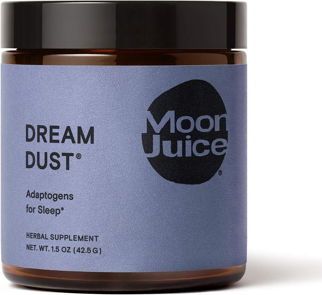 Dream Dust by Moon Juice - Spokojny odpoczynek - Naturalny Adaptatogenny proszek Suplement - Ashwagandha, Rumianek, Jujube, Polygala & Schisandra - Wegan, Non-GMO, Gluten- Free (1.5oz)