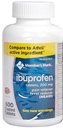 Członkowie Mark Ibuprofen Tabletki powlekane 200mg Ból Reliever Fever Reducer, 1 butelka, 600 Tabletki