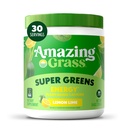 Zadziwiająca energia mieszania trawy: Smoothie Mix, Super Zielonych proszku i roślin Kofeina oparta z Matcha zielona herbata i buraka korzeń proszku, Lim cytryny, 30 Słupki (Packaging May Vary)