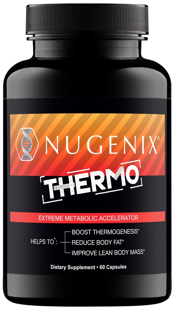 Nugenix Thermo - Termogeniczny suplement tłuszcz Burner Pigułki dla mężczyzn, Ekstremalny Akcelerator Metaboliczny, 60