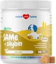 Podobnie dla psów - 90 Soft Chews - S- Adenozyl- L- Metionine, Suplement Wątroby - Zdrowie mózgu, Promotes Cognitive Support, Liver Support (Same & Silybin Soft Chews)