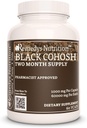 Żywienie Remedy 's Black Cohosh Yellow 124; 1000 mg, 60 Kapsułek Wegańskich Ziołowych Suplementów diety Yellow 124; Dwa miesiące dostaw