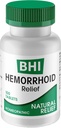 BHI Natural Hemorrhoid Relief łagodzi spalanie, opuchliznę, swędzenie, ból odbytnicy i dyskomfort 8 Maksymalna siła Homeopatyczne aktywne składniki łagodzi od wewnątrz dla kobiet i mężczyzn - 100 tabletek