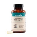 NatureWise Omega 3 Fish Oil - 500 mg na tabletkę - EPA & DHA - Immune Support, Brain & Optimal Wellness - Gluten i Soy Free, Non-GMO - 60 Softgels [2- Month Supply]