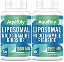 Liposomal Nikotynamid Riboside Supplement 2000 mg z TMG i Pterostilbene dla maksymalnej absorpcji, Superior to NAD, Boosting NAD +, Energia komórkowa i Obrona wieku, 120 Softgels