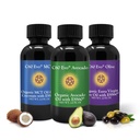 C60 Evo All- Natural Edible Oils, Mini Oil Sampler Set with Pure C60 ESS60, Immune Support and Joint Support Supplement with Olive Oil, Avocado Oil & MCT Coconut Oil, Zestaw 3, 2 oz