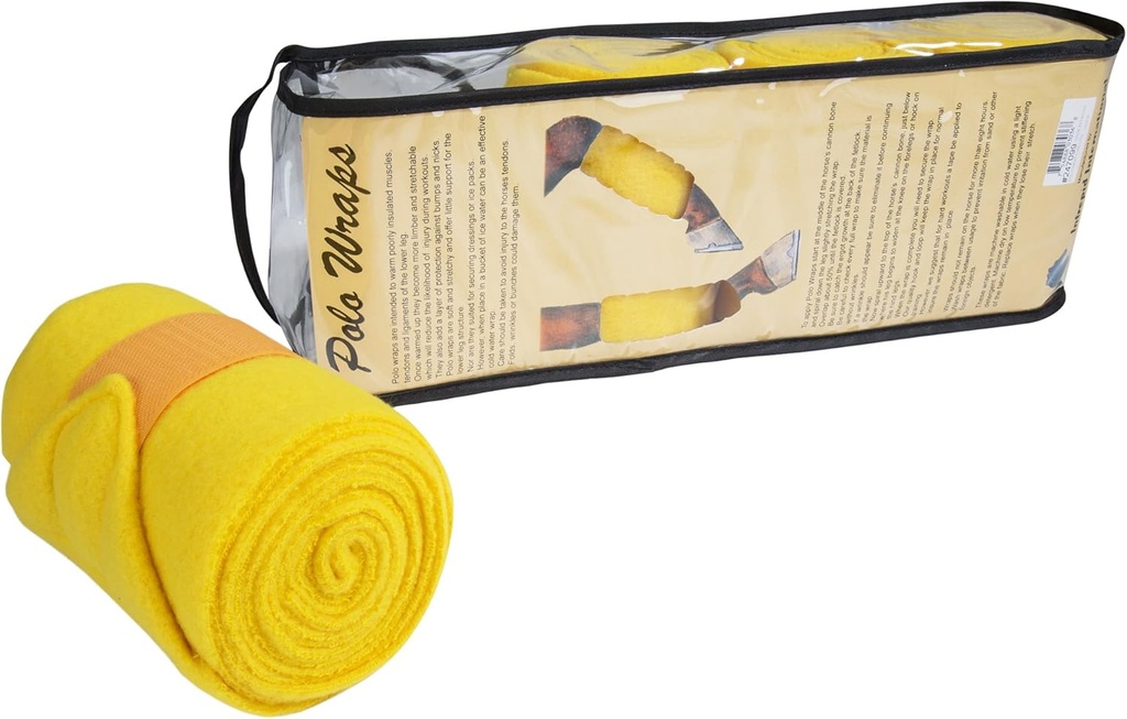 Intrepid International Polo Wraps for Horses Zestaw 4 Bawełna Bandaż Wrap, Koń Wrap nogi, Vet Wrap dla koni, Rozmiar konia, Ćwiczenia Bandaż treningowy