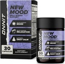 ONNIT New Mood Daily Stress Supples, IGEN ™ Non-GMO Tested, Sleep and Mood Supplement for Men and Women, Daily Stress Management Capsules, 30 Count